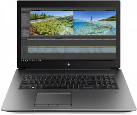 На ноутбуке HP ZBook 17 G6 6TU98EA мигает экран